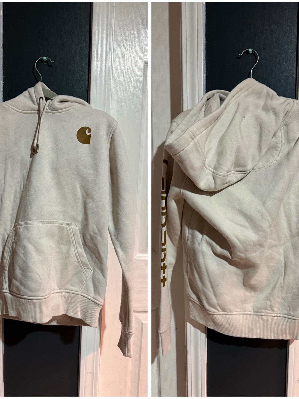 Carhartt Cream Pullover Hoodie